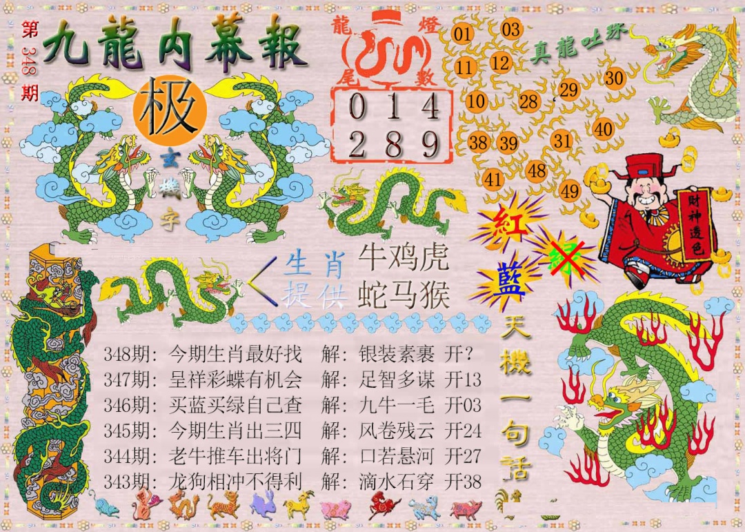 348期九龙内幕报[图]