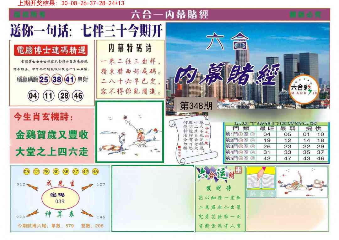 348期内幕赌经[图]