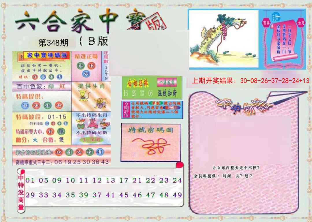 348期六合家中宝B[图]
