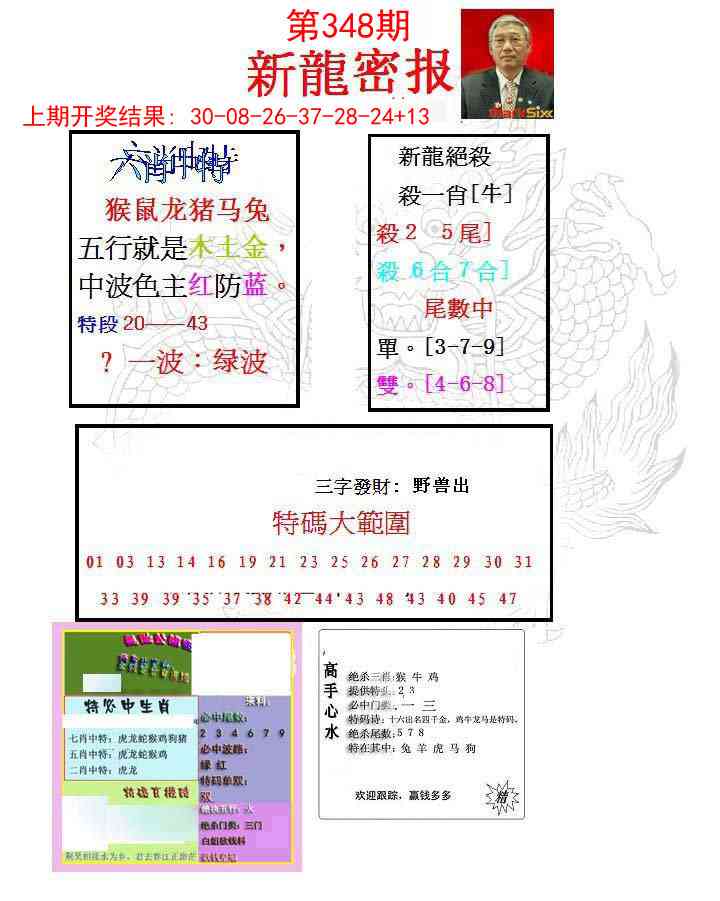 348期新龙密报[图]