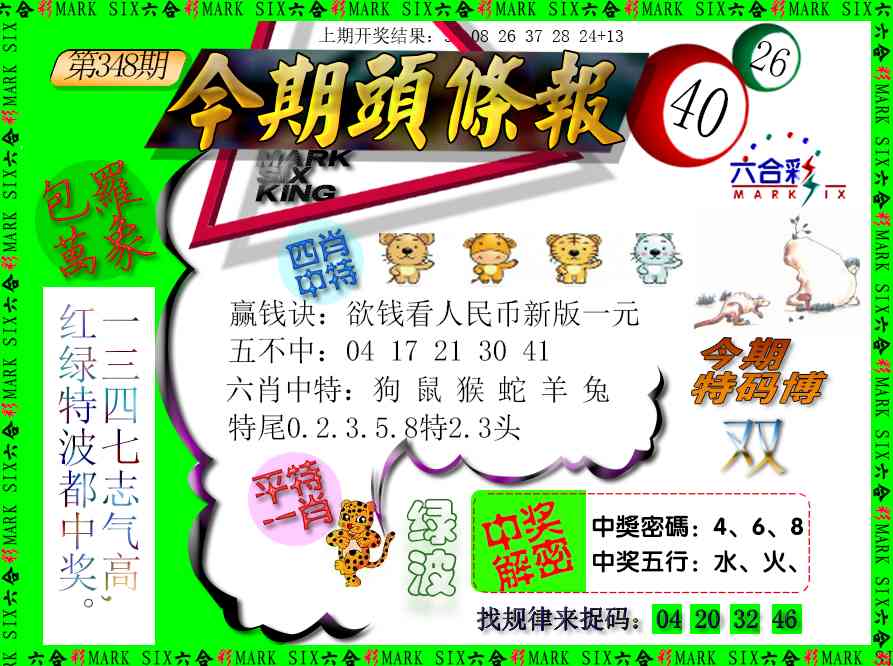 348期今期头条报[图]