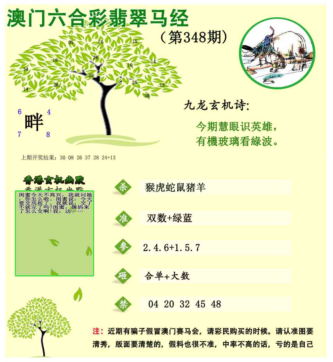 348期翡翠马经[图]