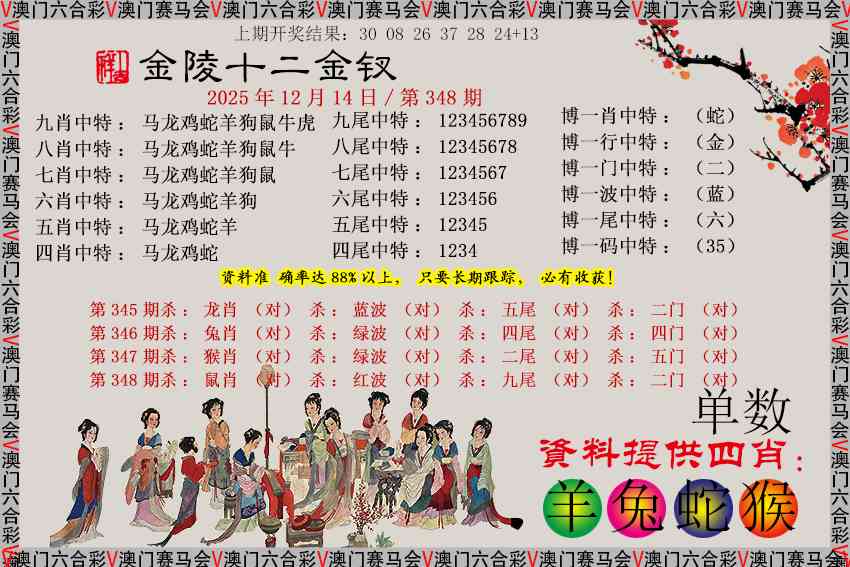 348期金陵十二金钗[图]