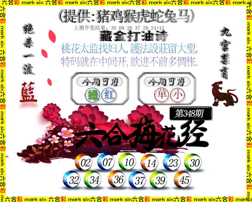 348期六合梅花经[图]
