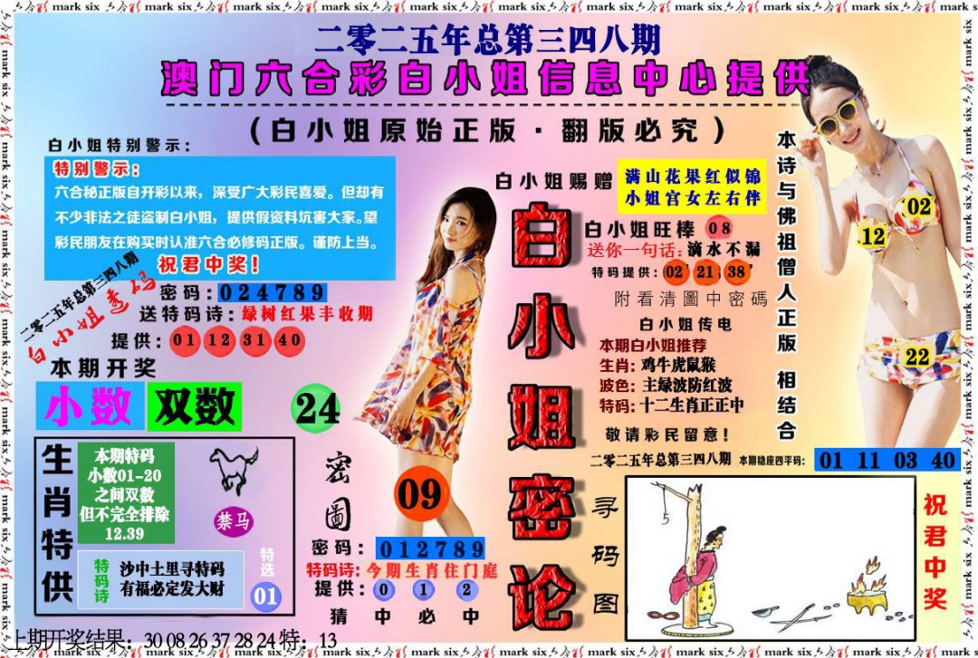 348期白小姐密论[图]