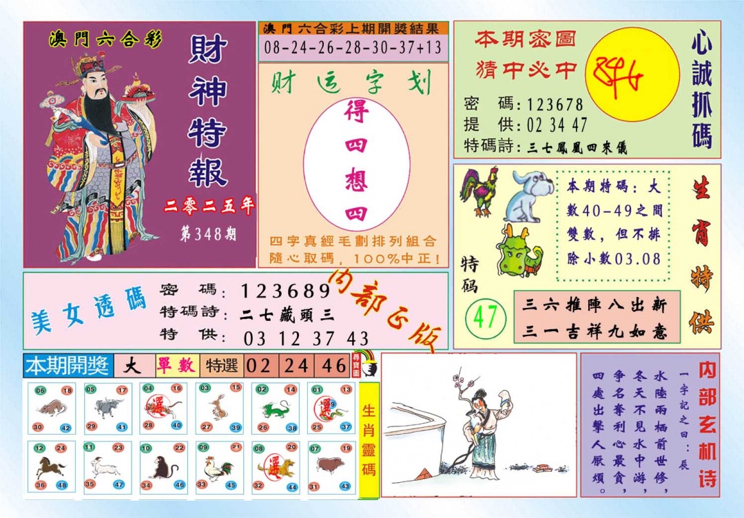 348期财神特报[图]