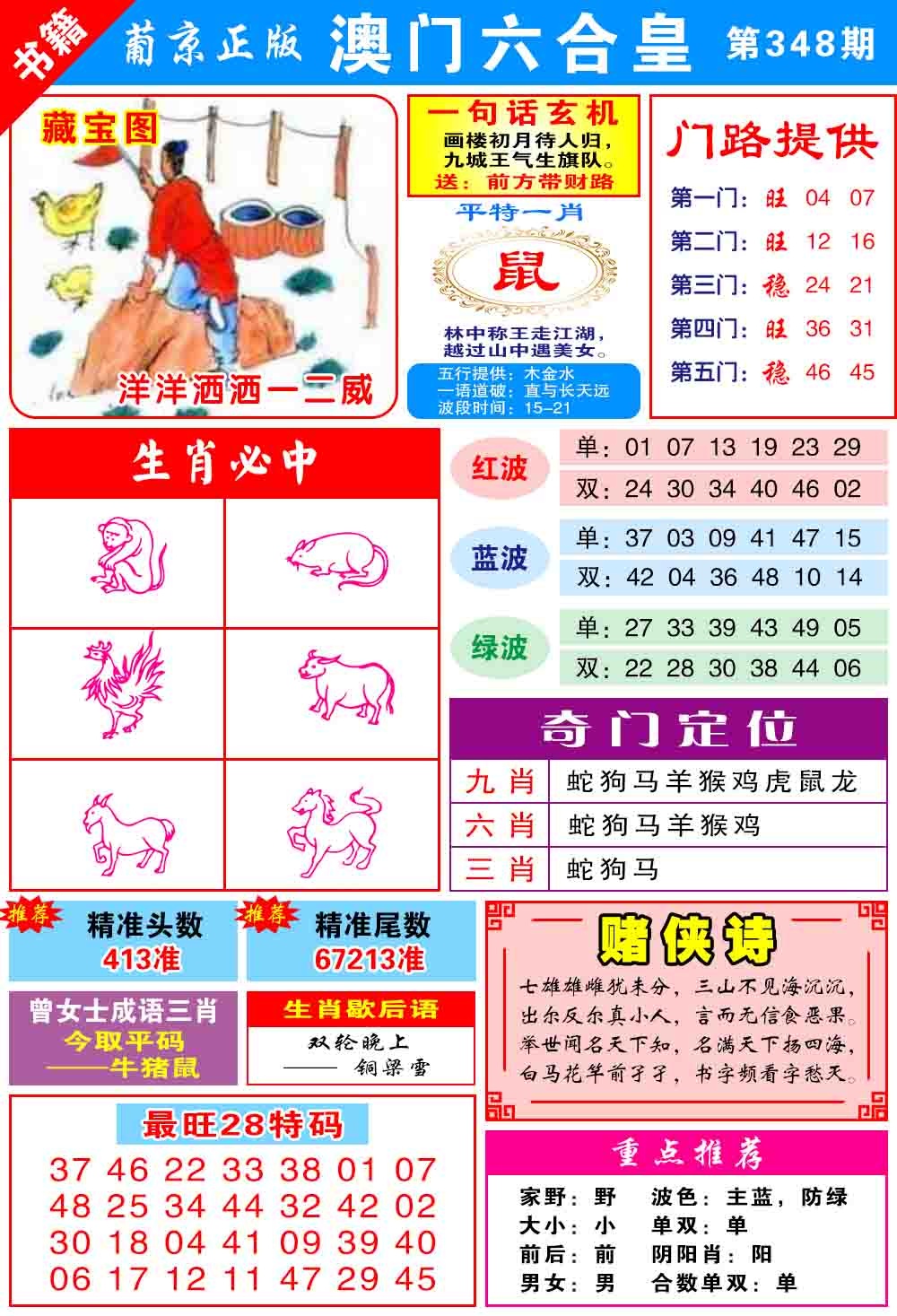 348期澳门六合皇心水[图]