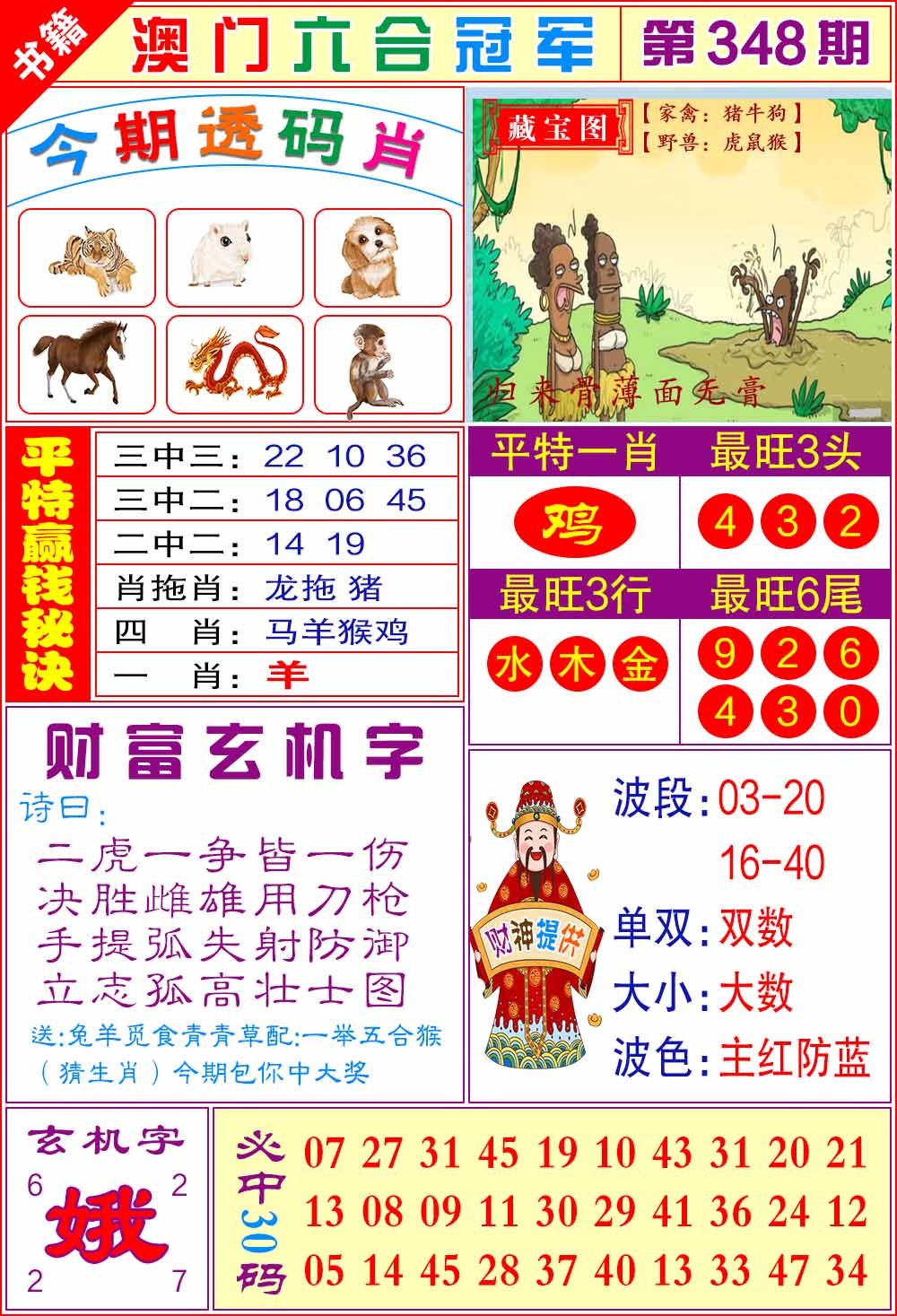 348期澳门六合冠军[图]