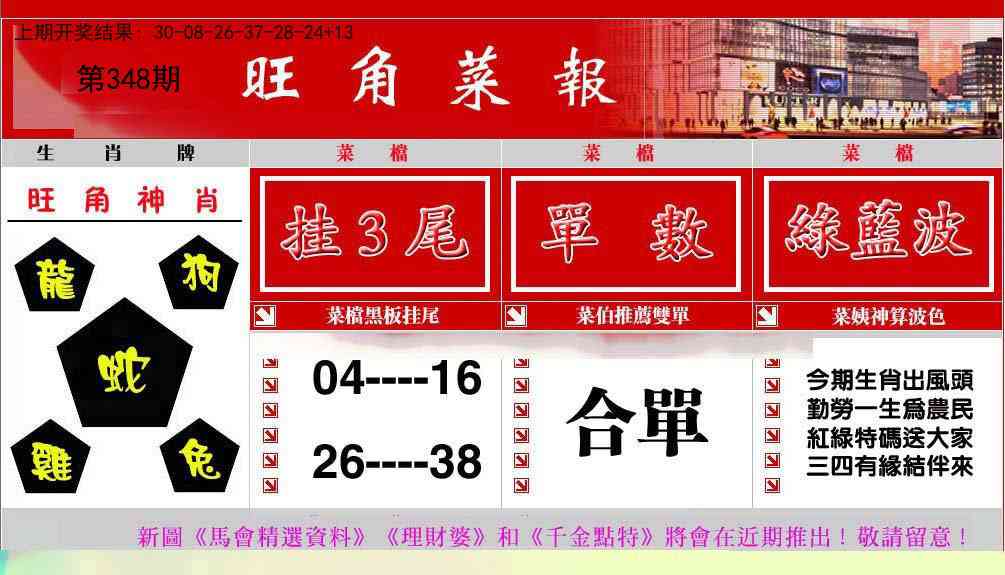 348期旺角菜报[图]