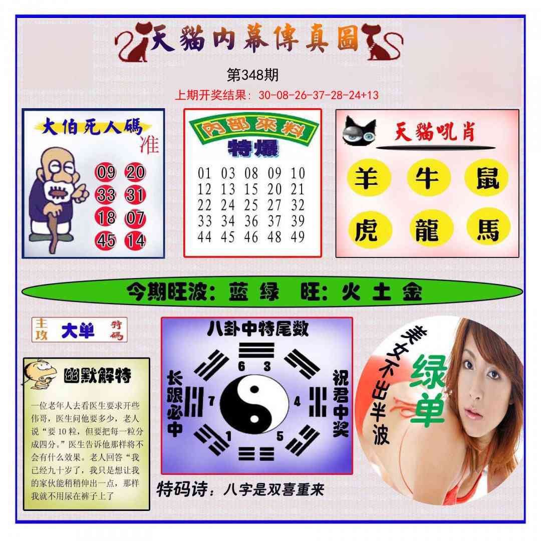 348期内幕传真图[图]