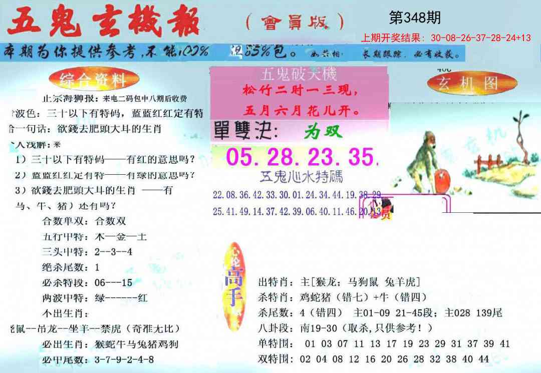 348期新五鬼玄机[图]